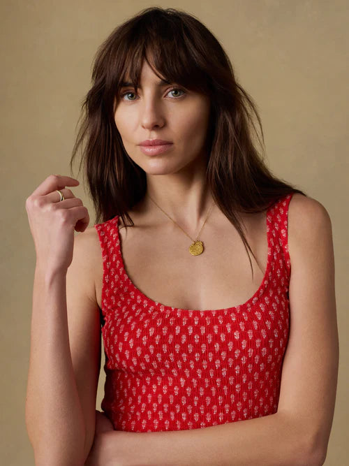 SERENOVAA  Smocked Dress - Red Lotus Floral