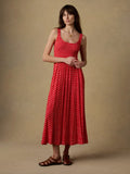 SERENOVAA  Smocked Dress - Red Lotus Floral